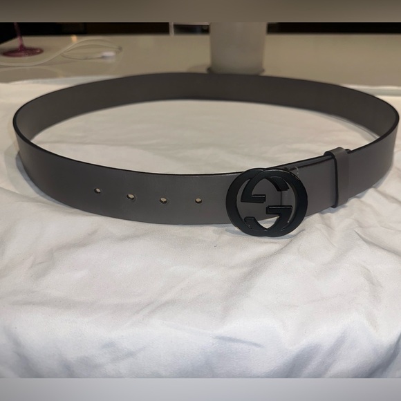Gucci Gray Men’s Belt - Picture 1 of 10